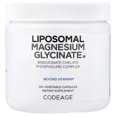Liposomal Magnesium Glycinate, 240 Vegetable Capsules
