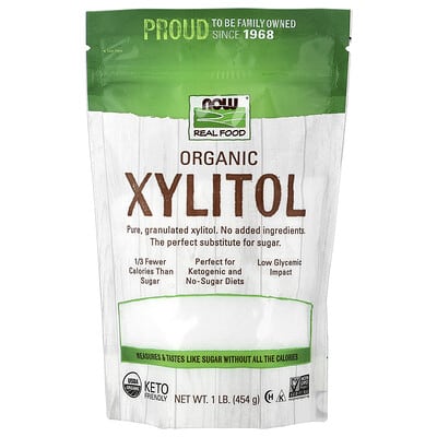 Real Food, Organic Xylitol, 1 lb (454 g)