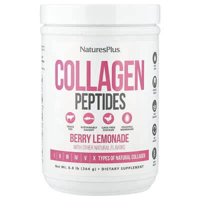 Collagen Peptides, Berry Lemonade, 0.8 lbs (364 g)