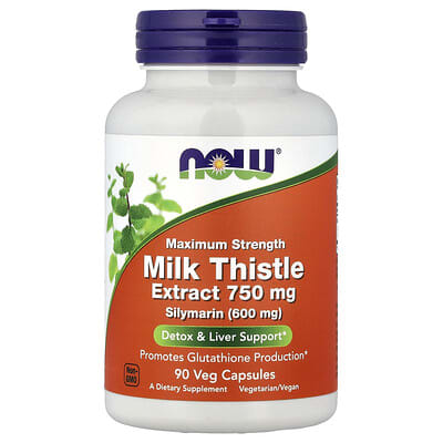 Milk Thistle Extract, 750 mg, 90 Veg Capsules