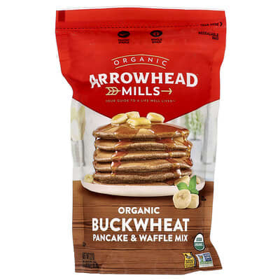 Органическая смесь для блинов и вафель из гречневой муки, 1 lb 6 oz (623 g)