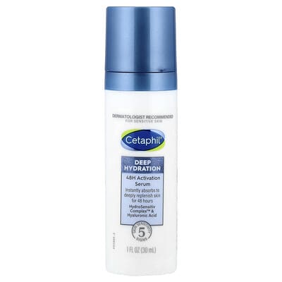 Deep Hydration, 48H Activation Serum, For Sensitive Skin, 1 fl oz (30 ml)