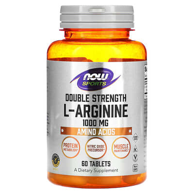 Sports, L-Arginine, 1,000 mg, 60 Tablets