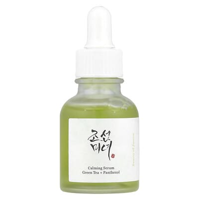 Calming Serum, Green Tea + Panthenol, 1.01 fl oz (30 ml)