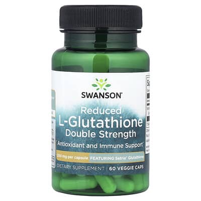 Reduced L-Glutathione, 200 mg, 60 Veggie Caps