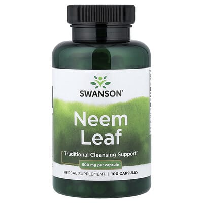 Neem Leaf, 500 mg, 100 Capsules