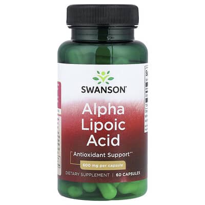 Alpha Lipoic Acid, 600 mg, 60 Vegan Capsules