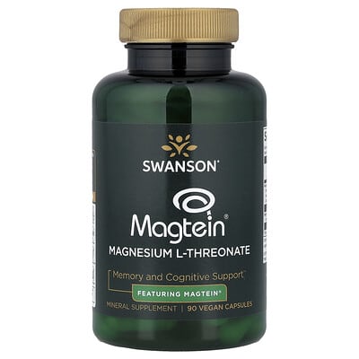 Magtein® Magnesium L-Threonate, 90 Vegan Capsules