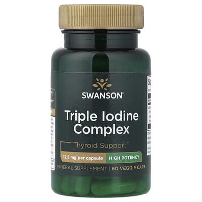 Triple Iodine Complex, 12.5 mg, 60 Veggie Caps