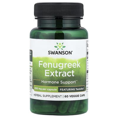 Swanson Vitamins Экстракт пажитника, 300 mg, 60 Veggie Caps