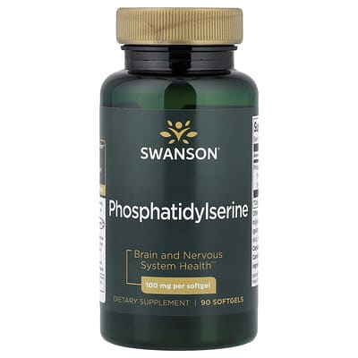 Swanson Vitamins Phosphatidylserine, 100 mg, 90 мягких капсул
