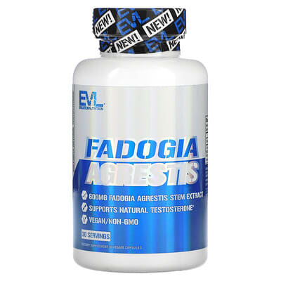Fadogia Agrestis, 600 mg, 30 вегетарианских капсул