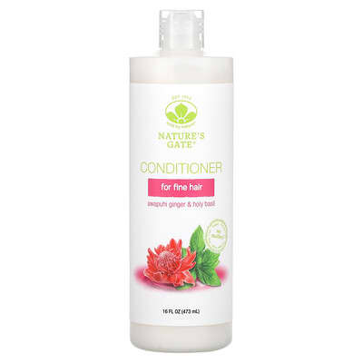 (Nature's Gate), Awapuhi Ginger & Holy Basil Conditioner for Fine Hair, 16 fl oz (473 ml)