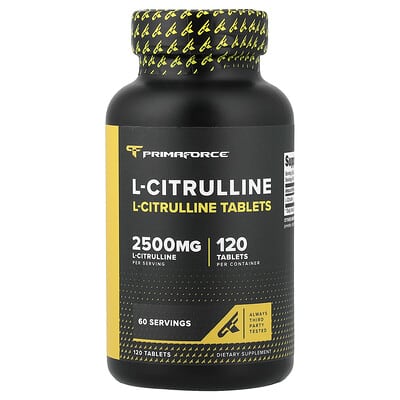 L-Citrulline, 120 Tablets (1,250 mg per Tablet)
