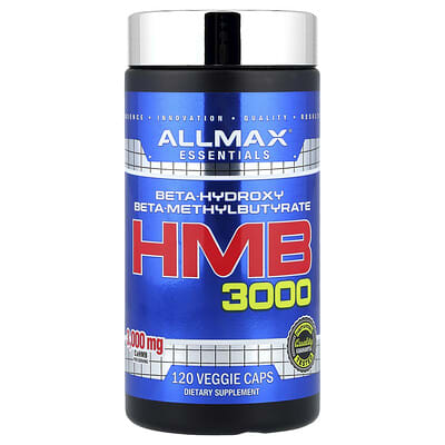 ALLMAX Essentials, HMB 3000, 120 веганских капсул