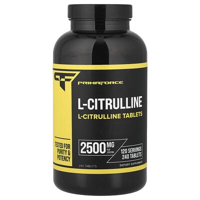 L-Citrulline, 240 Tablets (1,250 mg per Tablet)