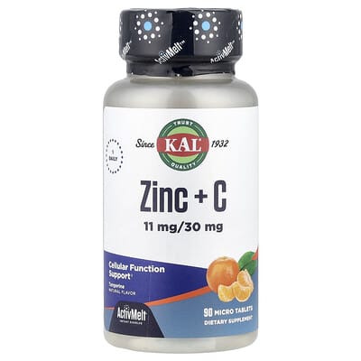 БАД KAL Zinc + C, Tangerine, 90 микротаблеток