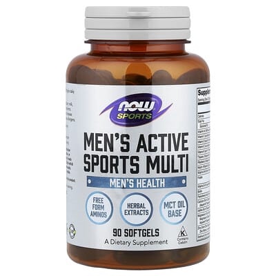 Sports, Men's Active Sports Multi, 90 Softgels