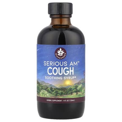 Сироп от кашля Serious AM™, успокаивающий, 4 fl oz (120 ml)