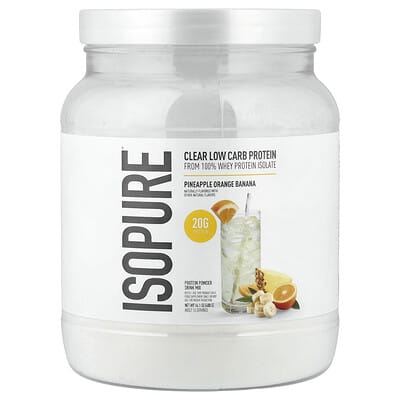 Clear Low Carb Protein Powder, Pineapple Orange Banana, 14.1 oz (400 g)