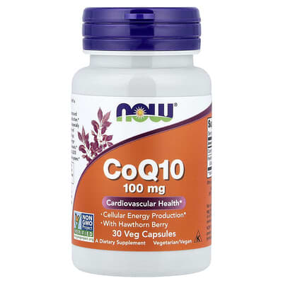 CoQ10 With Hawthorn Berry, 30 Veg Capsules