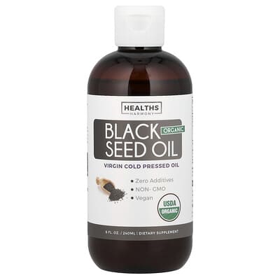 Organic Black Seed Oil, 8 fl oz (240 ml)