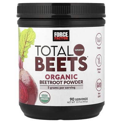 Total Beets®, Organic Beetroot Powder, 15.9 oz (450 g)