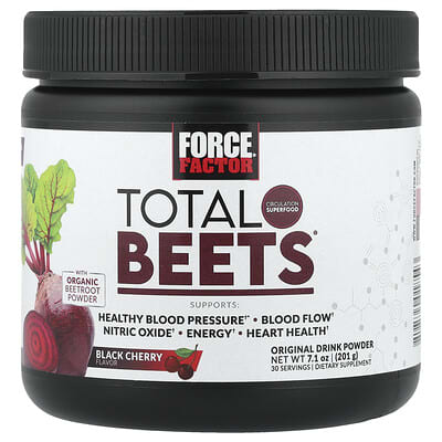 Total Beets®, оригинальный порошок для напитков, черная вишня, 7.1 oz (201 g)
