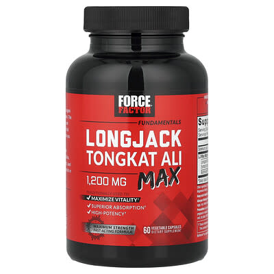 Fundamentals, LongJack Tongkat Ali Max, 60 Vegetable Capsules