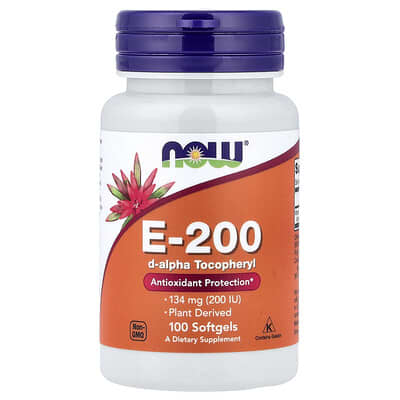 E-200, 134 mg (200 IU), 100 мягких капсул