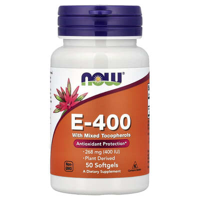 E-400, 268 mg (400 IU), 50 мягких капсул
