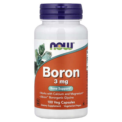 Boron, 3 mg, 100 вегетарианских капсул