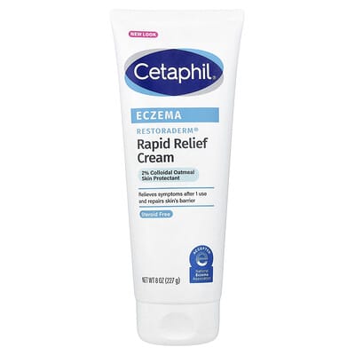 Cetaphil Eczema, Restoraderm® крем для быстрого облегчения, 8 oz (227 g)