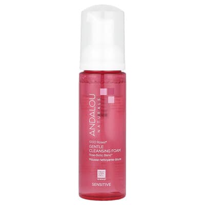 1000 Roses, Gentle Cleansing Foam, Sensitive, 5.5 fl oz (163 ml)