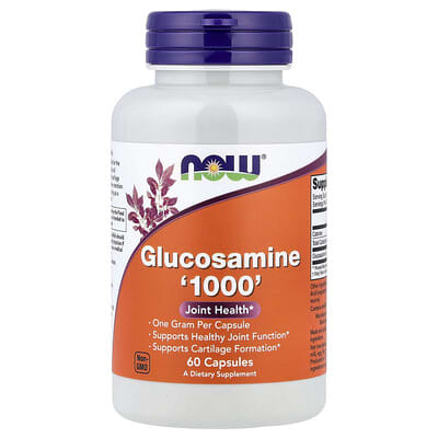 Глюкозамин NOW Foods '1000', 60 капсул (1,000 mg per Capsule)