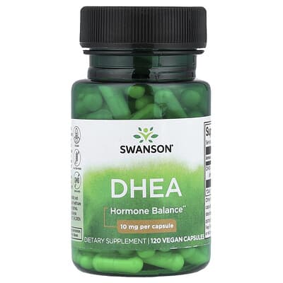DHEA, 10 mg, 120 веганских капсул