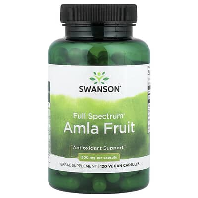 Full Spectrum® Amla Fruit, 120 веганских капсул (250 mg per Capsule)