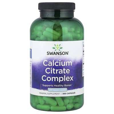 Calcium Citrate Complex, 250 mg, 300 Capsules