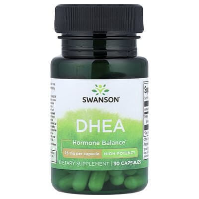 DHEA, 25 mg, 30 Vegan Capsules