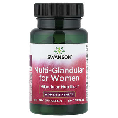 Swanson Vitamins комплекс Multi-Glandular для женщин, 60 капсул