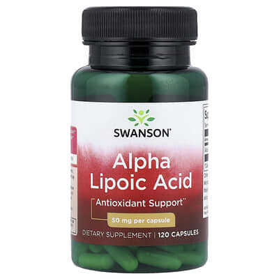 Alpha Lipoic Acid, 50 mg, 120 Capsules