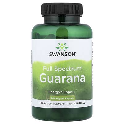 Full Spectrum® Guarana, 500 mg, 100 капсул