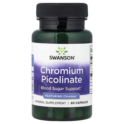 Swanson Vitamins Chromium Picolinate 60 капсул