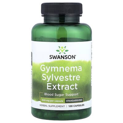 Экстракт Gymnema Sylvestre, стандартизированный, 300 mg, 120 капсул