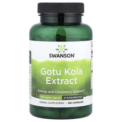 Gotu Kola Extract, Standardized, 100 mg, 120 Capsules