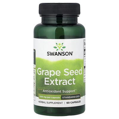 Grape Seed Extract, 500 mg, 60 Capsules