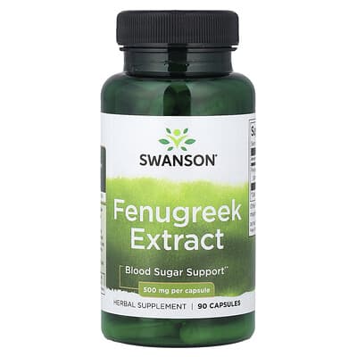 Fenugreek Extract, 500 mg, 90 Capsules