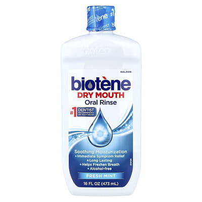 Dry Mouth Oral Rinse, Fresh Mint, 16 fl oz (473 ml)