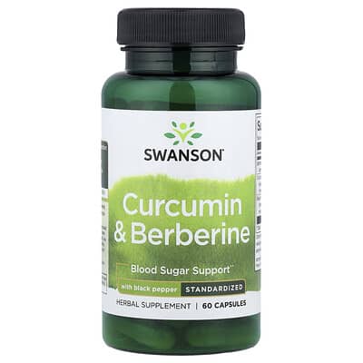 Curcumin & Berberine with Black Pepper, 60 Capsules