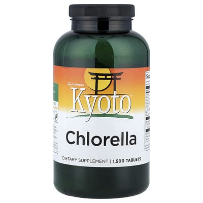 Хлорелла Kyoto® Swanson Vitamins 1,500 таблеток